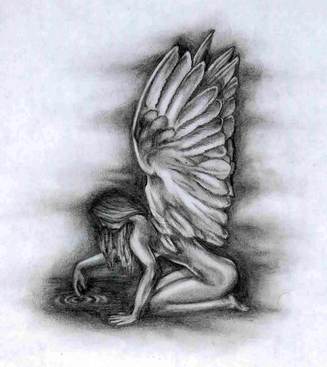 Ангел на коленях