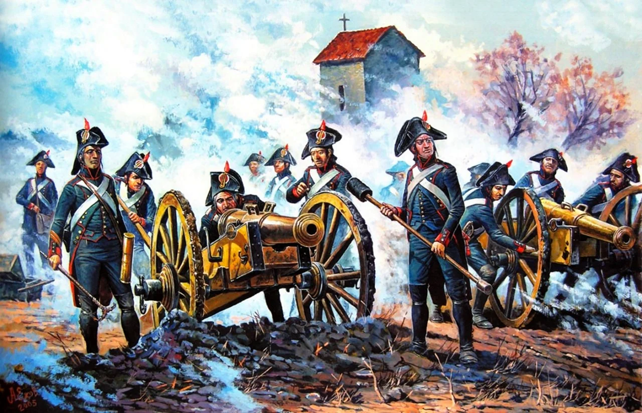 Артиллерия Наполеона 1812