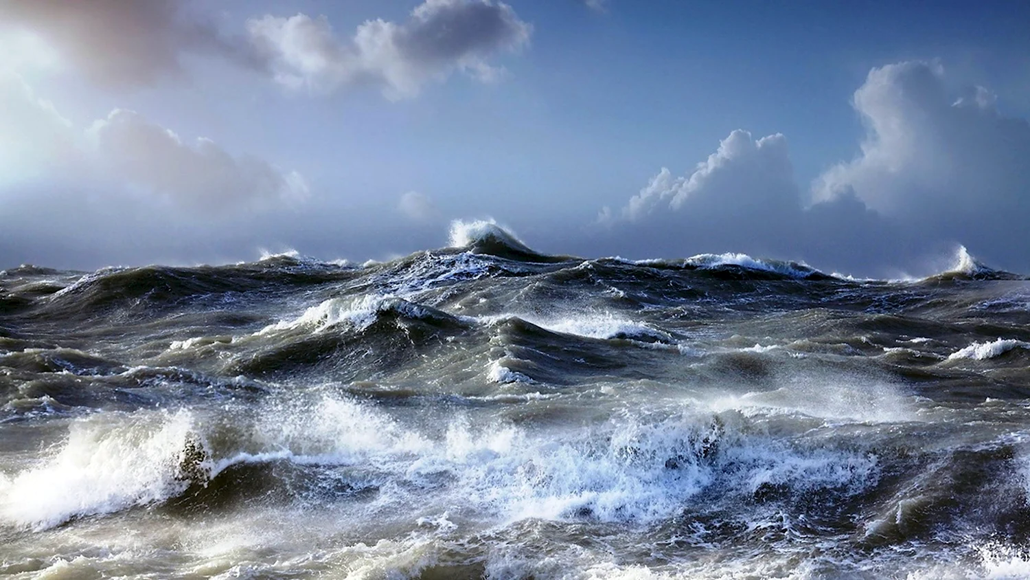 Берингово море шторм