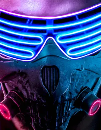 Cyberpunk 2077 Neon маска