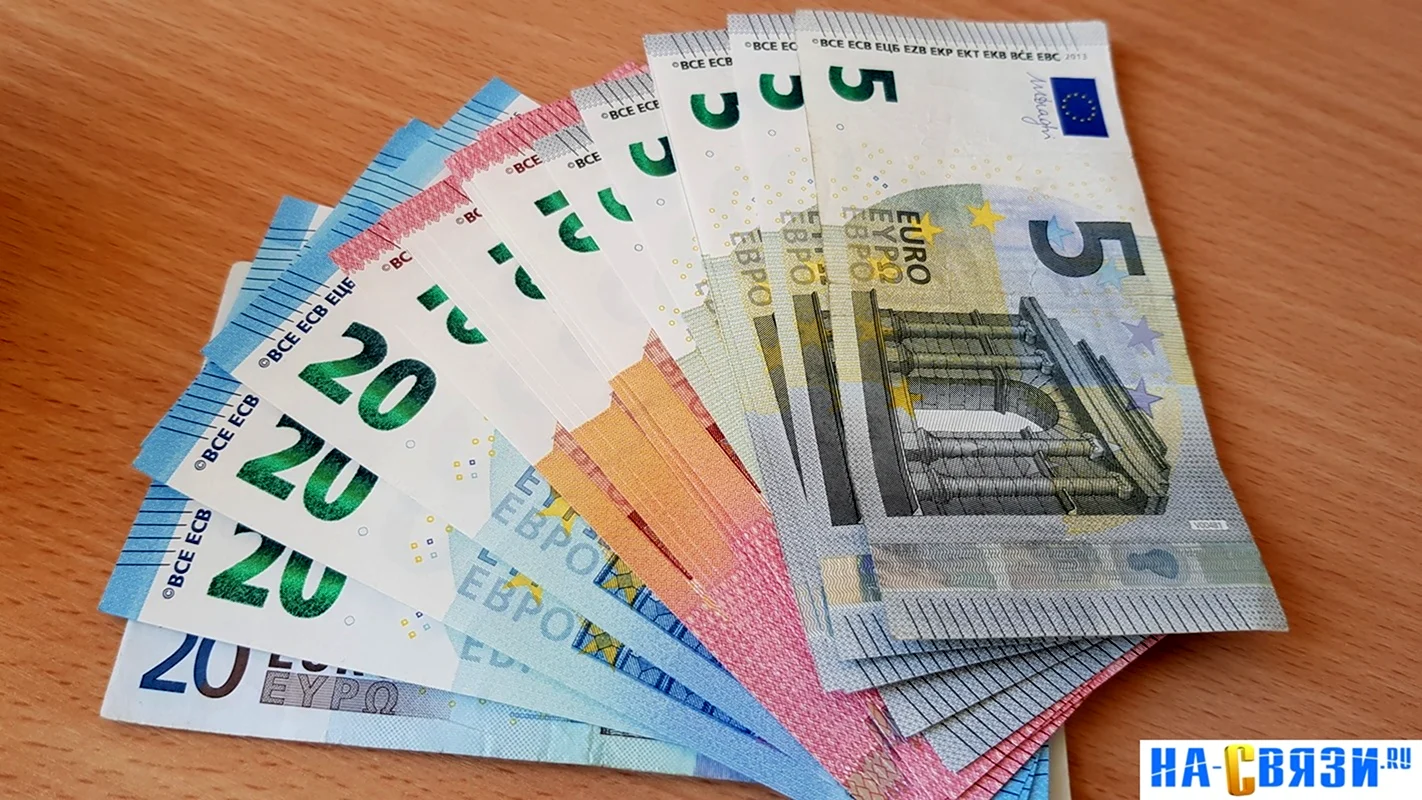 Евро банкноты