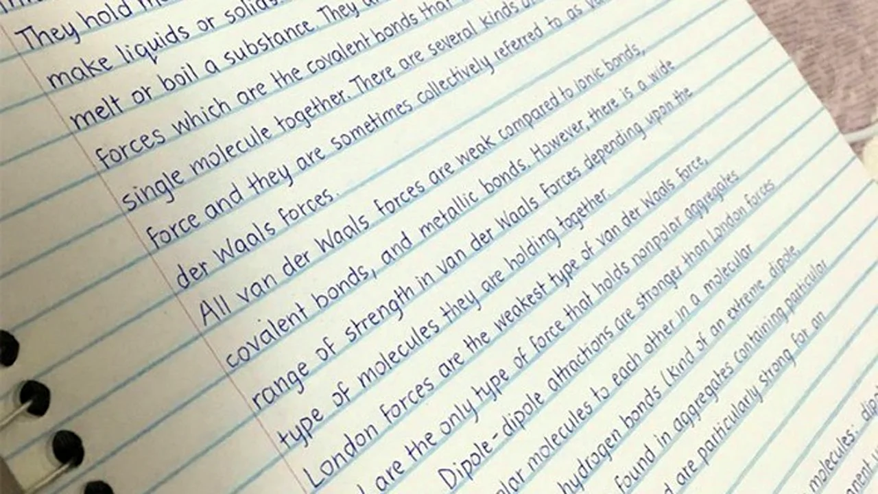 Красивый почерк на английском