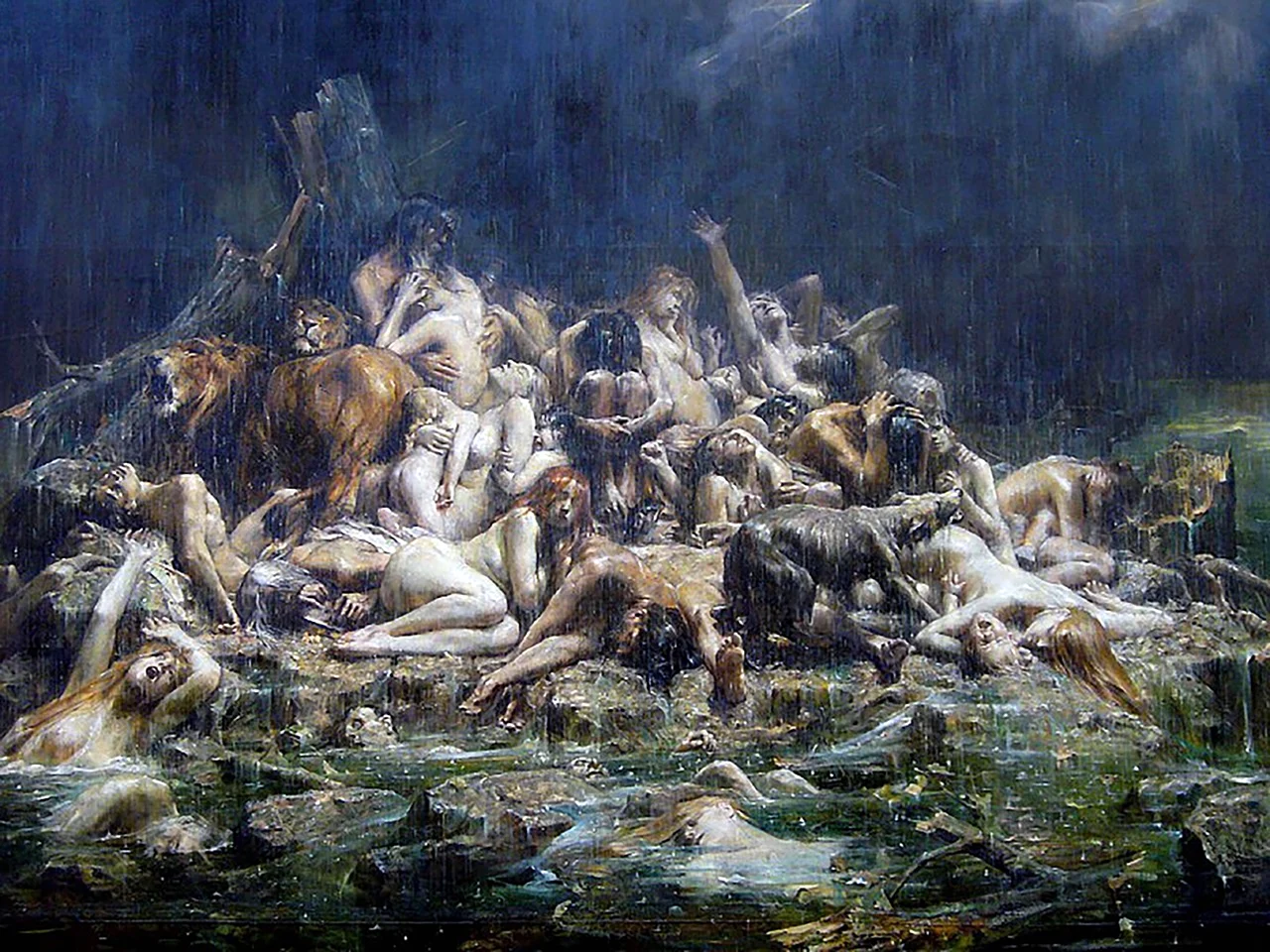 Потоп. Леон Франсуа Comerre