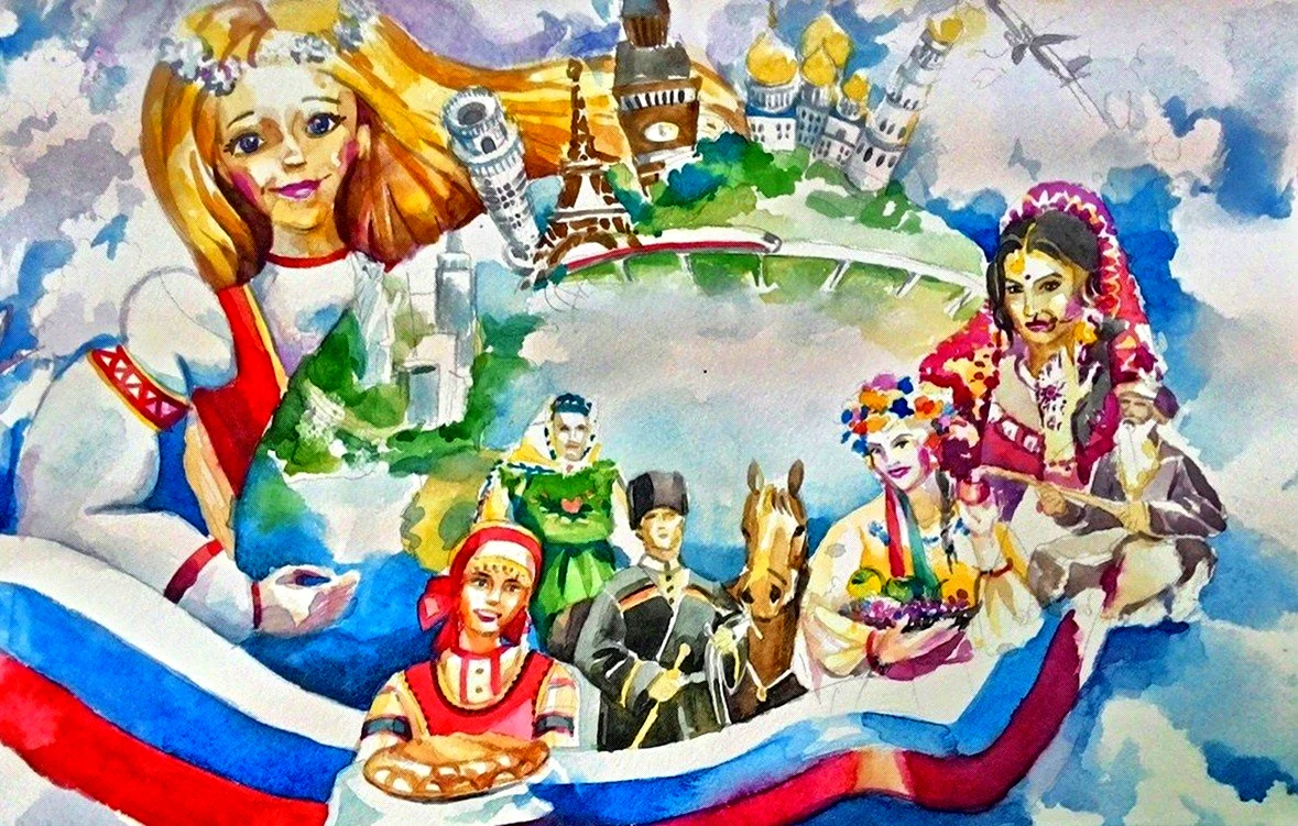 Россия иллюстрация