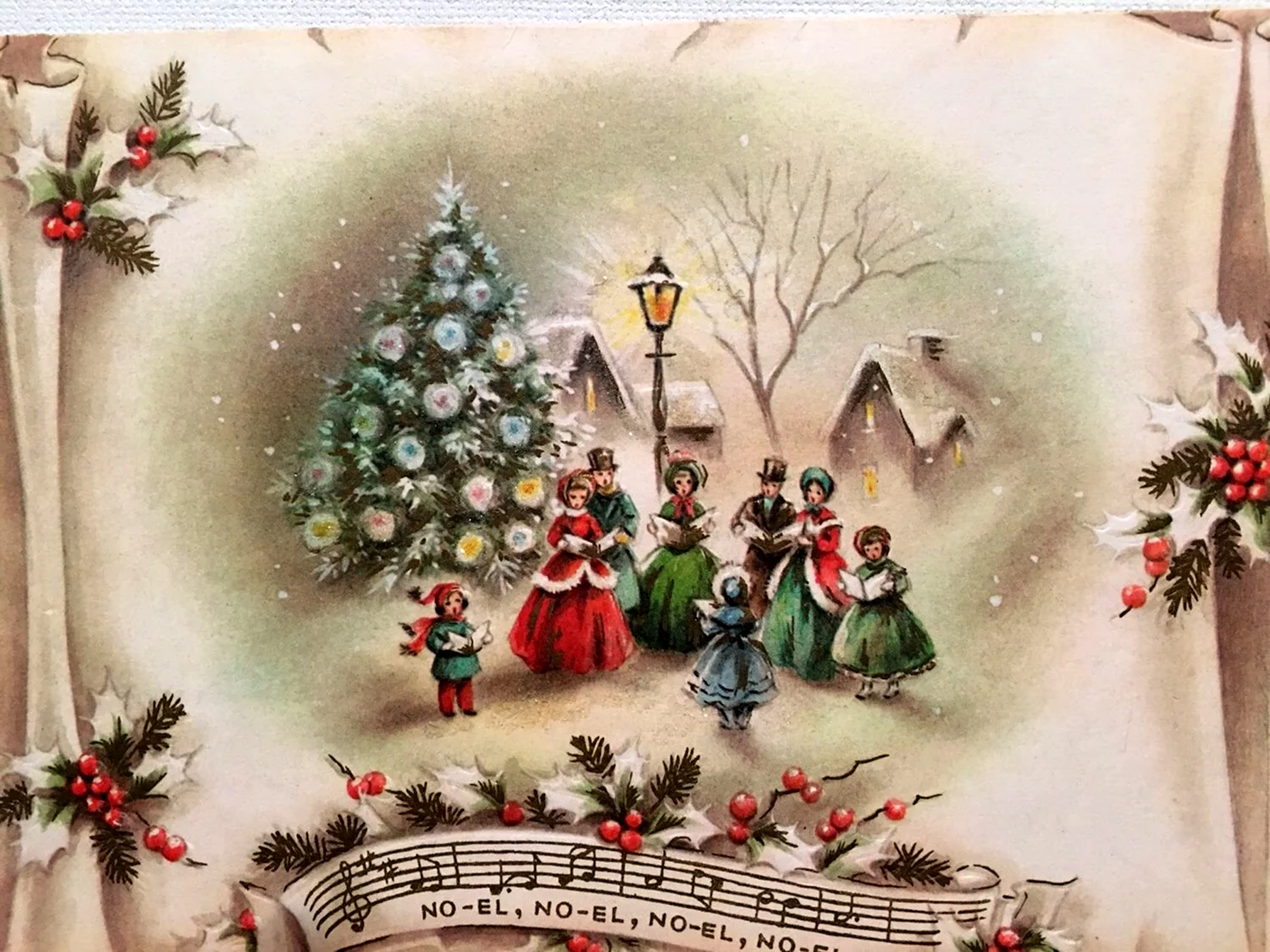 Рождественские открытки в стиле викторианской эпохи