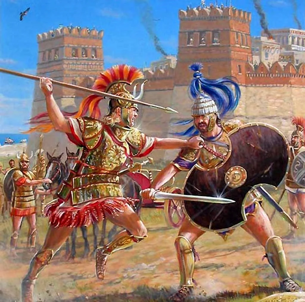 Троянская война Ахиллес и Гектор