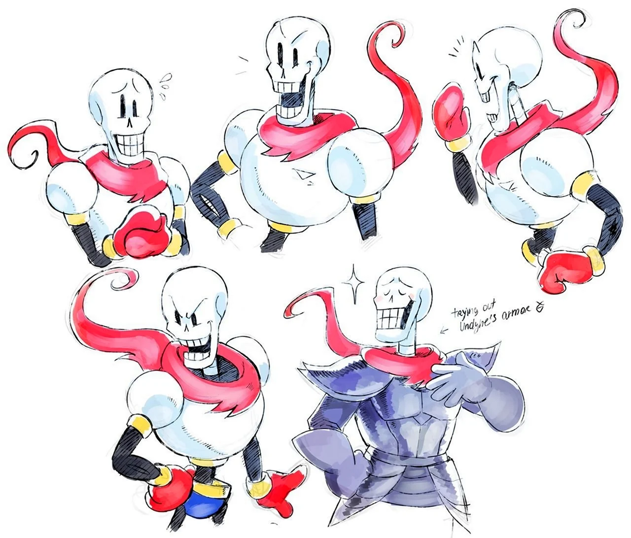 Undertale old Sans and Papyrus