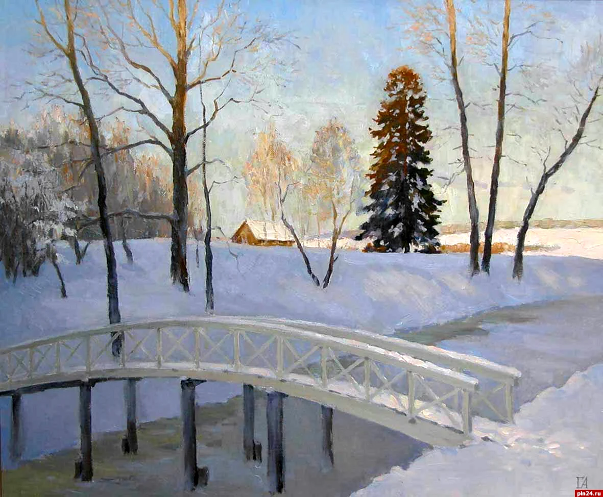 Зимнее утро Пушкин иллюстрации
